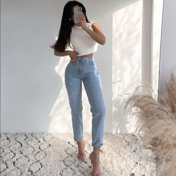 significant.41 •*¨*•.¸♬︎ Waist-Match™ Marilyn Straight Jeans In Plus Size - Optic